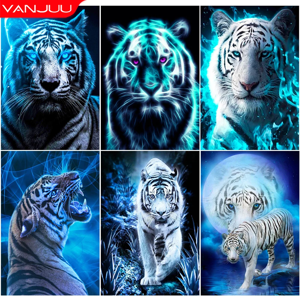 

Животное 5D, алмазная живопись, тигр, Φ, Набор для вышивки крестиком, украшение интерьера, подарок для друзей