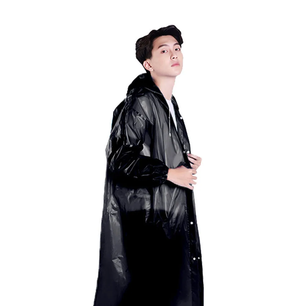 성인 남성용 긴 비옷, 야외 여행, 낚시, 등산, 후드, 비 판초