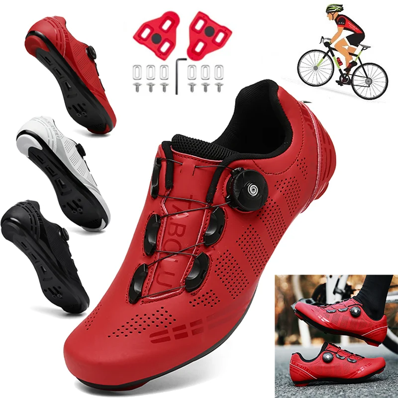 Platte Schoenen MTB Sport Winter Route Fietsen Schoeisel Cleat Mannen Racefiets Speed Sneakers Racing Vrouwen Fiets Mountain Spd,zwart,45EUR