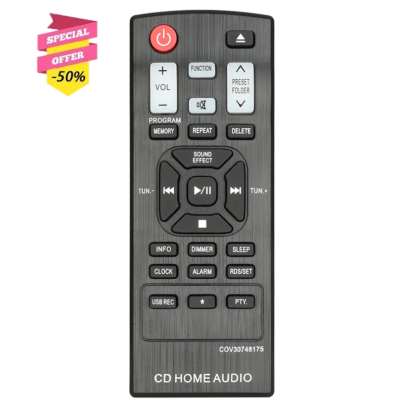 

COV30748175 Remote Control For LG Audio System XA14 XA14-D0U XA14D0U CM2440 CM2460 CM2760 CM2760F CMS2460F CMS2760F CM2460DAB