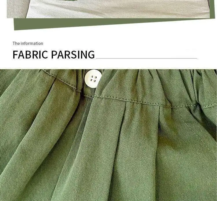 Frühling Herbst Kinder Hosen 2-8y Jungen Baumwolle solide täglich lässig gerade Hosen koreanische Kleinkind tragen Kinder kleidung neu – Detail 2