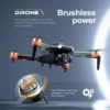 Professional S119 Drone 8K With Dual Camera 5G WIFI Smart Obstacle Avoidance FPV Brushless Motor RC Quadcopter Mini Dron 5