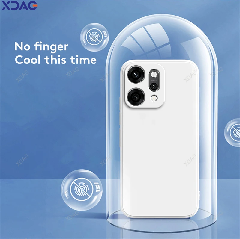 High-Quality Liquid Silicone Phone Case - Simple Straight Edge Design