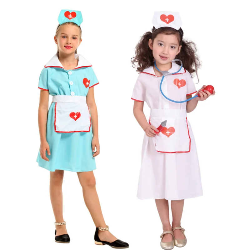 Best Made Nurse Career Dress Kids Career Day Outfits Ghana Nurses cosplay Loving Little Nurse Clothing Costumes