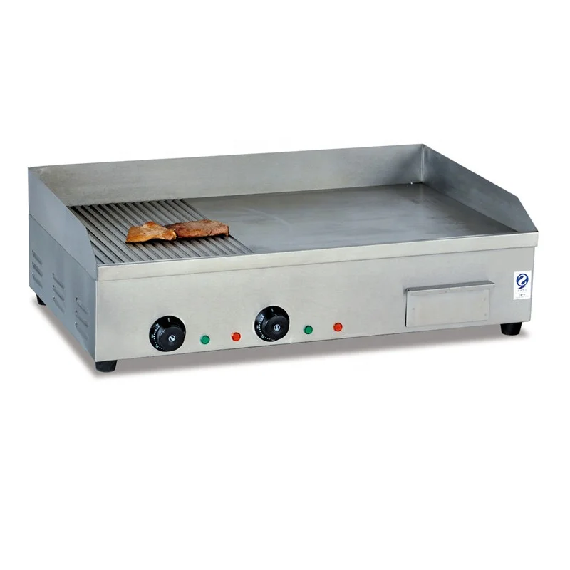 

Electric Barbecue Flat Griddle Square Teppanyaki BBQ Grill