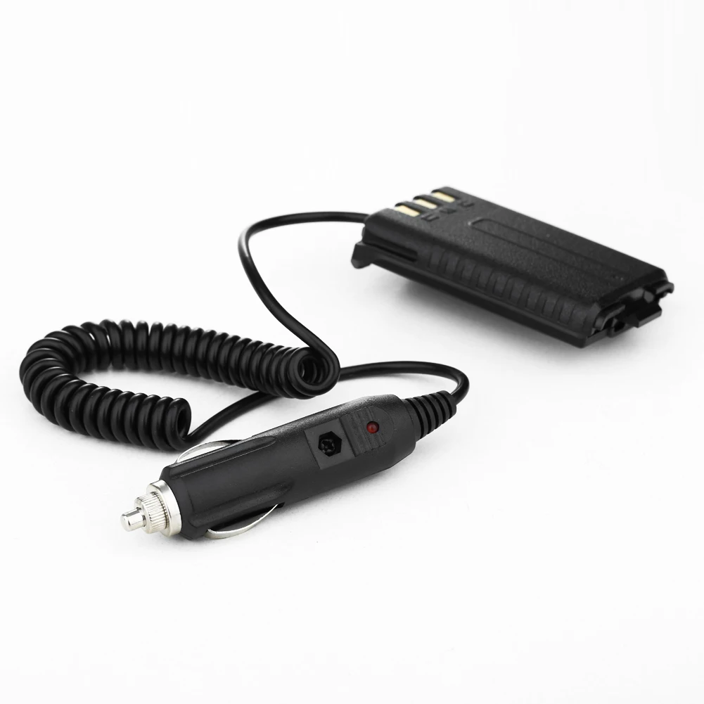 Radio Charger 12V Car Charger Battery Eliminator For Baofeng Dual Band Radio UV-5R UV-5RA UV-5RE Two Way Radio Walkie Talkie Accessories