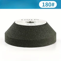 Durable Multi - Grit Diamond Grinding Wheel for Polishing and Chamfering Stone, Concrete, and Metal (180)