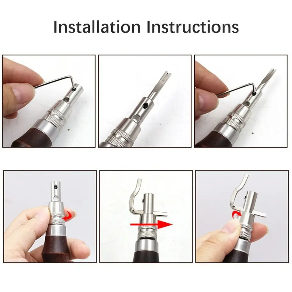 Leather Edge Grooving Tool Leather Edge Trimmer Flat Slot
