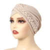 Fashion Braid Headscarf Hat Women Muslim Inner Caps Turban High Quality Ladies Hair Cover Headwrap Multi-Color Headscarf RIMAIRE 4