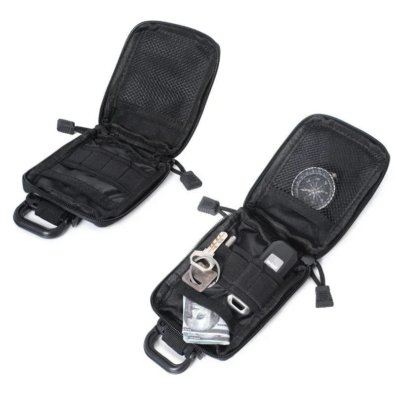 

MOLLE bag Tactical EDC Pouch Range Bag Medical Organizer Pouch Military Wallet Small Bag Outdoor Hunting Accessories Equipment