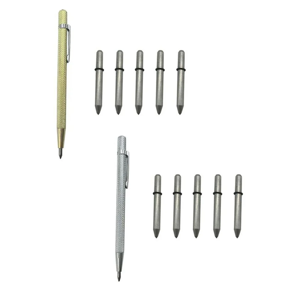 5 Pcs Lettering Pen Metal Scribe Tools Engraving Ceramics Supplies Carbide  Tip Scriber - AliExpress