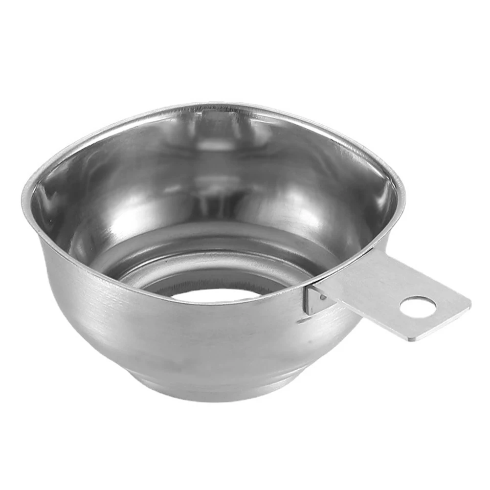 Stainless Steel Large Opening Funnel Jam Funnel Filling Aid Jam With Handle Kitchen Gadgets Cooking Tools