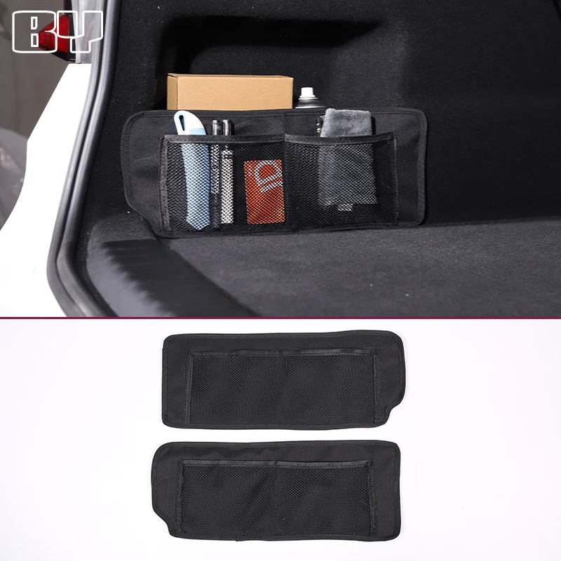 

For BMW X1 iX1 U11 2023-2024 Oxford cloth black car styling car trunk storage bag divider car interior accessories 2Pcs