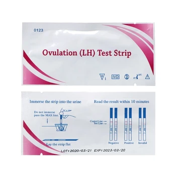 50 pieces LH Ovulation Test Strips for women First Response Ovulation Urine Test Strips Over 99% Accuracy Test Feminine Hygiene 1
