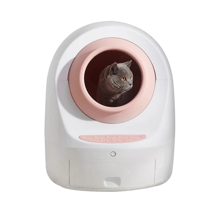 Factory Price Customized Automatic WIFI self cleaning Smart Cat Litter Box Cat Toilet For Cat