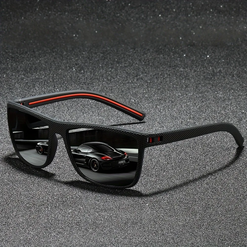 Fashion Nail Decoration Vintage Square Polarized Sunglasses Men Women Brand Designer Sun Glasses Driving Fishing Eyewear