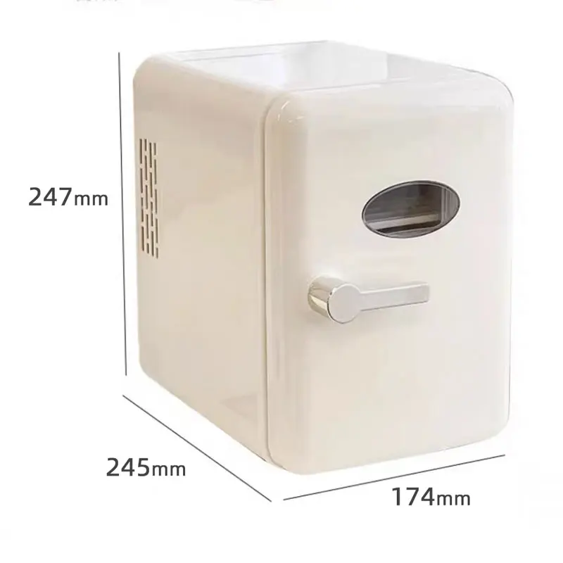 4L Mini Refrigerator Small Household Fridge Vehicle Freezer Dual Use Of Refrigeration And Heating Home Appliance Beer Cooling