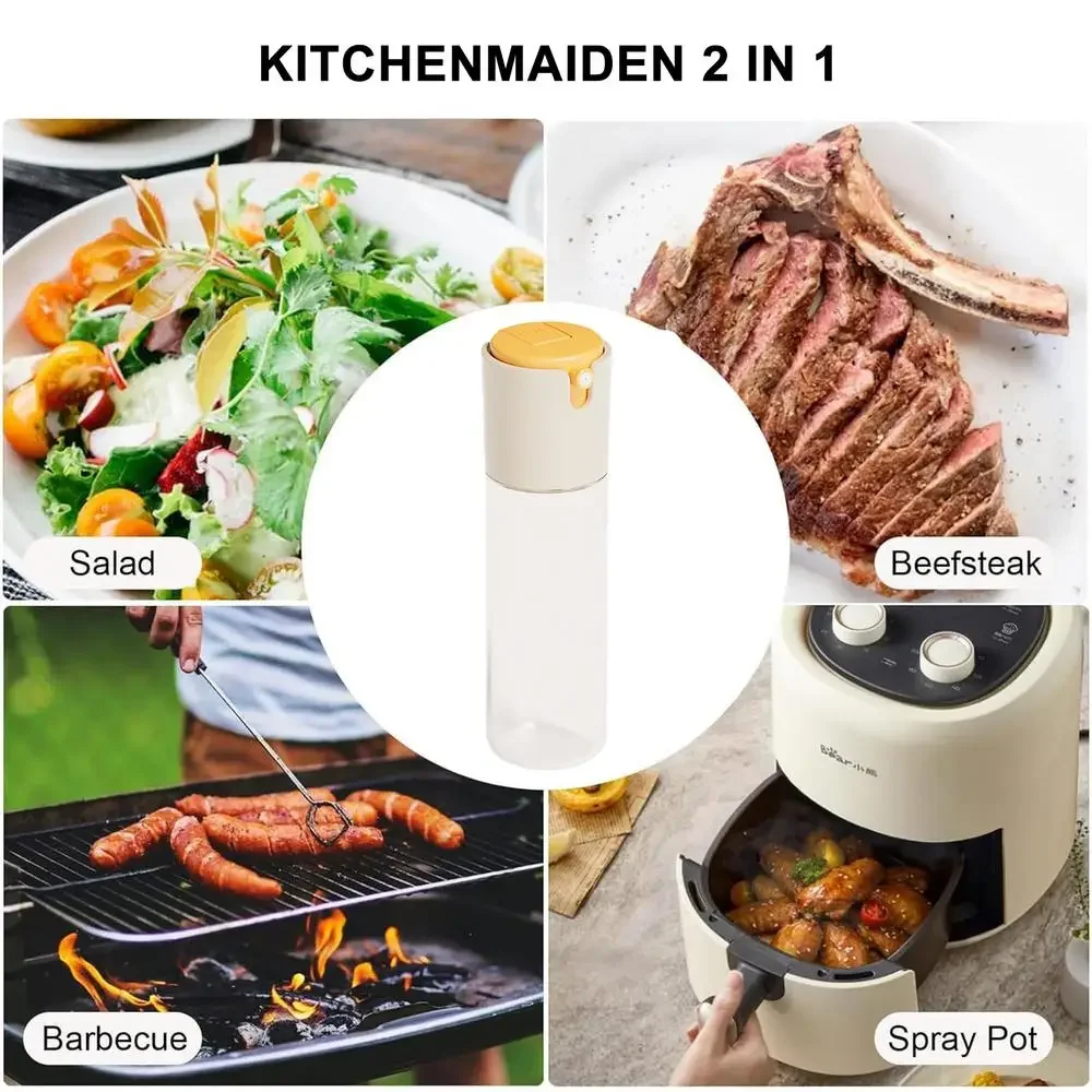 2 In 1 Oil Sprayer For Cooking Thickened Glass Oil Sprayers