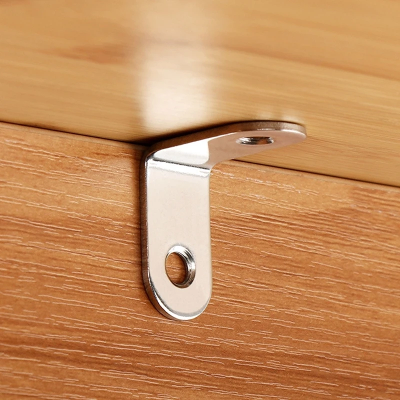 Description Picture 4 of item20pcs 90 Degree Right Angles Supports Metal Corner Connectors set for Wood Shelf