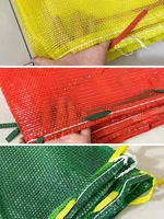 50pcs High Density Thickened Plastic Woven Mesh Bundle Pocket Corn Onion Potato Vegetable Poultry Packaging Woven Bag 2