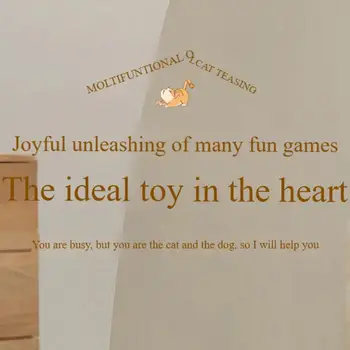 Cat Turntable Kitten Toys Self-Employment Interactive Cat Turntable Cat Exercise Toy Intelligent Smart Cat Toy for Living Room 5