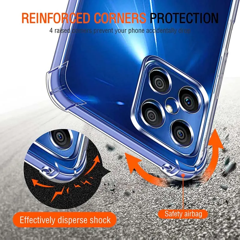 Durable Shockproof Clear Silicone Phone Cover
