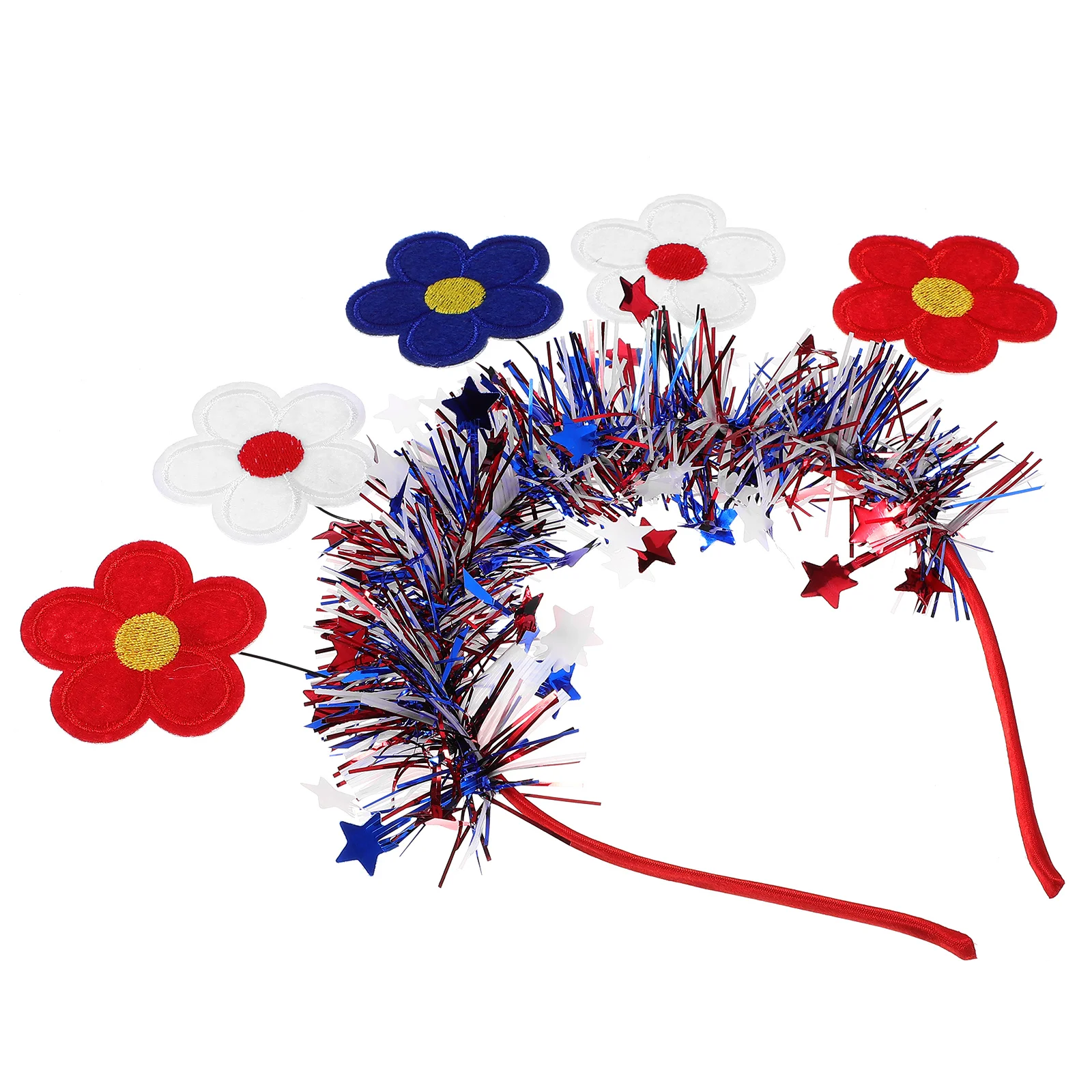 

Flower Headband Independence Day Cosplay Headbands Decorative Hairband 4th of July Prop Headband Hoops Decoration