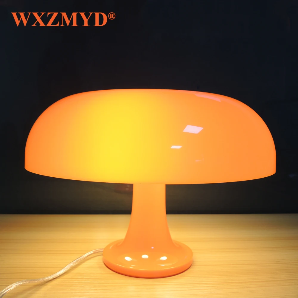 Modern Italy Designer LED Mushroom Table Lamp For Hotel Bedroom Bedside Living Room Decoration Lighting Minimalist Desk Lights table lamp
