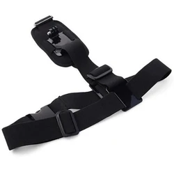 Enhanced Action Camera Shoulder Strap Mount and Chest Harness Belt Adapter for GoPro and Other Action Cameras