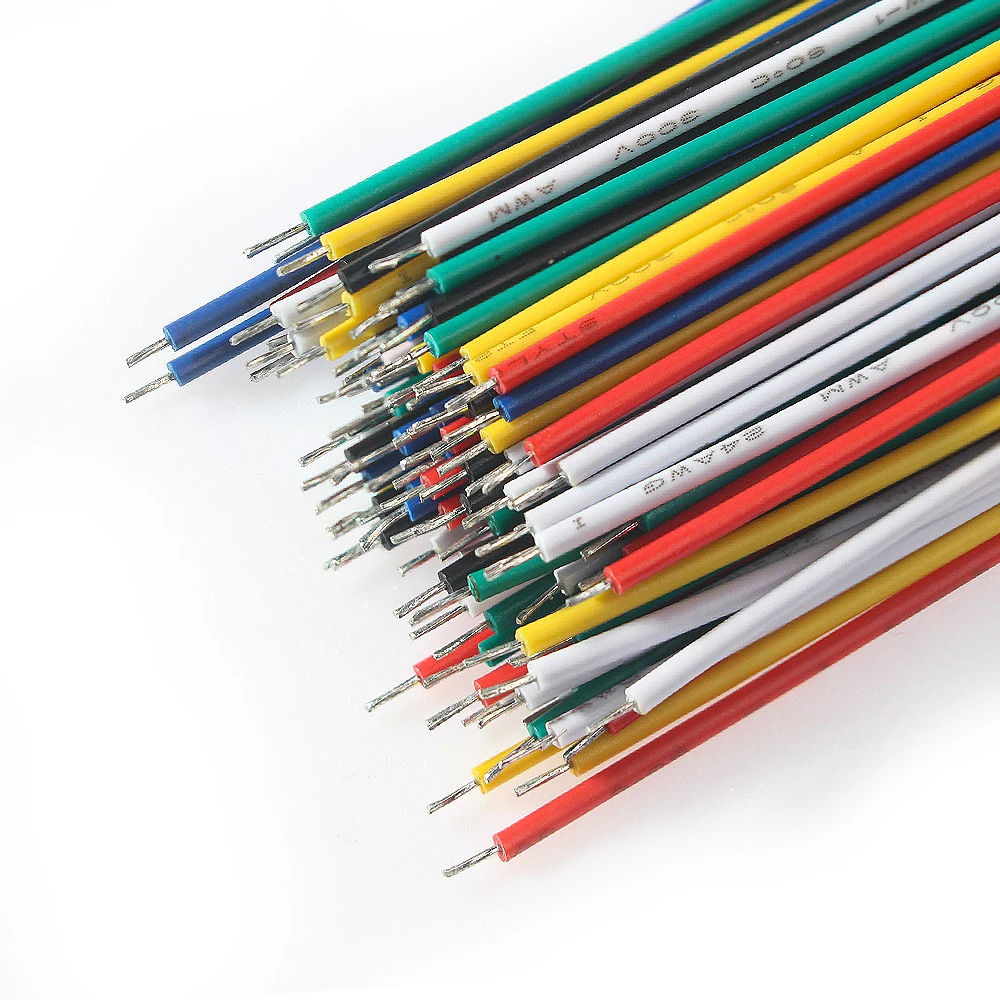 Premium 120-Piece Multi-Color Electronic Wire Kit – 24AWG & 26AWG Tinned Jumper Wires