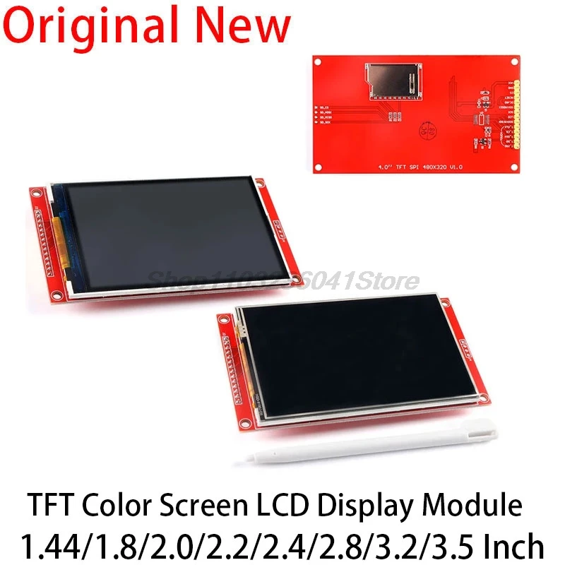 1,44 1,8 2,0 2,2 2,4 2,8 3,2 3,5 4,0 Zoll SPI TFT LCD Bildschirm Bunte Touch Display Modul ILI9341 ILI9488 480*320 240*320 Laufwerk