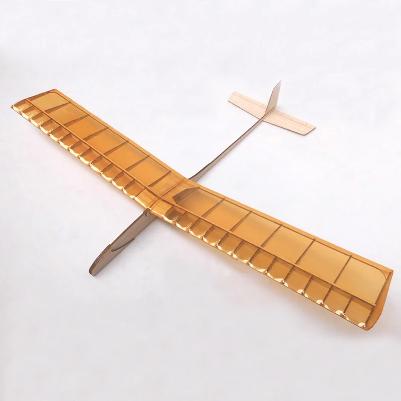 เครื่องบินไม้ DIY ประกอบเอง 650 มม. ของเล่นมือโยน