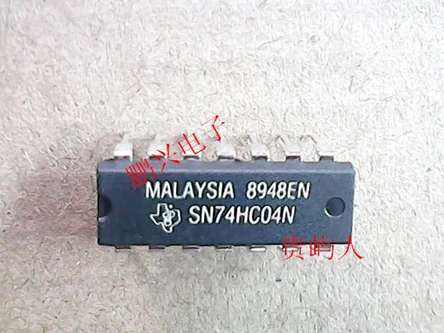 

10PCS/LOT HD74HC04P MM74HC04N SN74HC04N CD74HC04E DIP-14