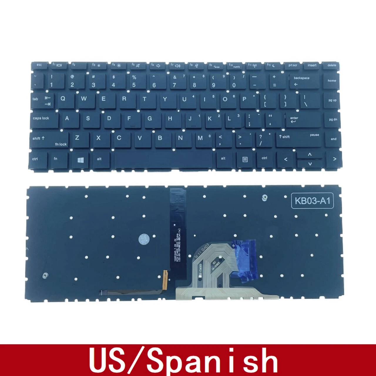Per Hp Probook 440 G6 445 G6 440 G7 445 G7 Sostituzione Della Tastiera Del Laptop Us Spagnolo Con Retroilluminazione