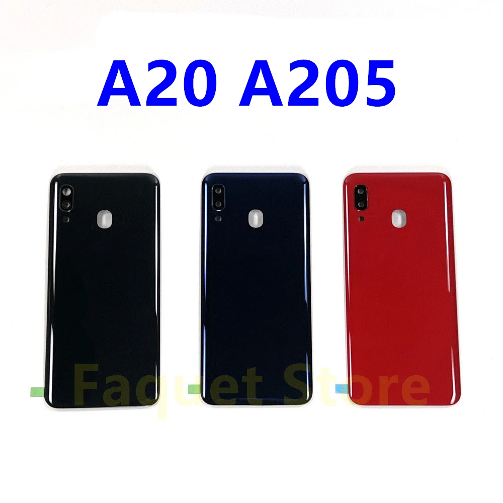 

Original For Samsung Galaxy A20 A205 A205F SM-A205F/DS Plastic Back Battery Cover Housing Rear Door Case Replacement