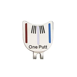 Magnetic Golf Ball Marker Hat Clip - Precision Putting Alignment Tool (One putt)