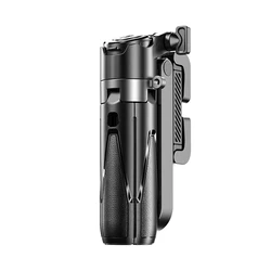 Compact Bluetooth Selfie Stick with Remote - Foldable & Portable Vlogging Accessory (Black)