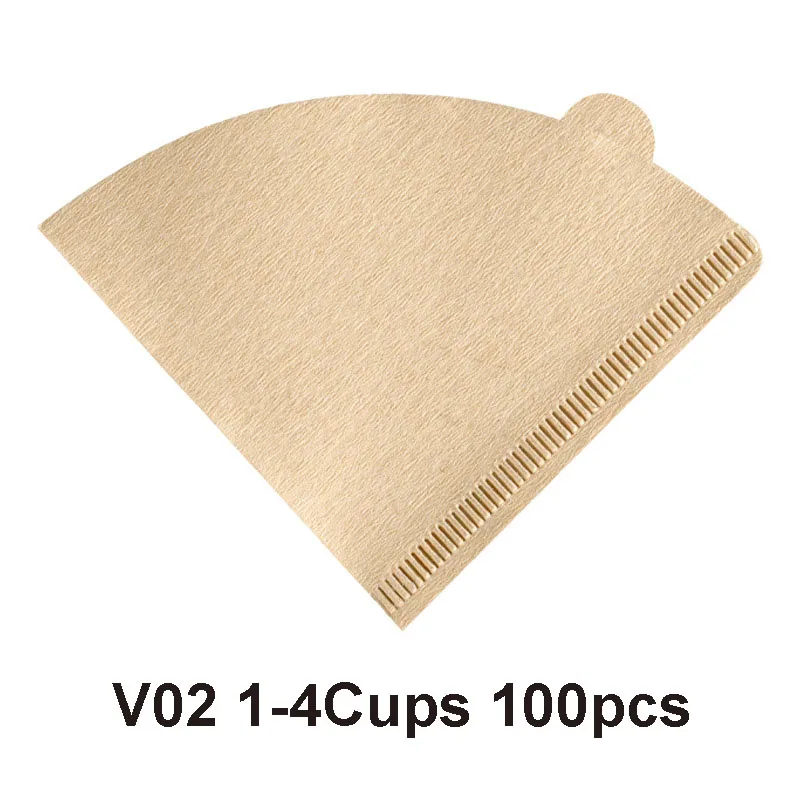 Natural Paper Cone Coffee Filters for Pour Over and Drip Brewing
