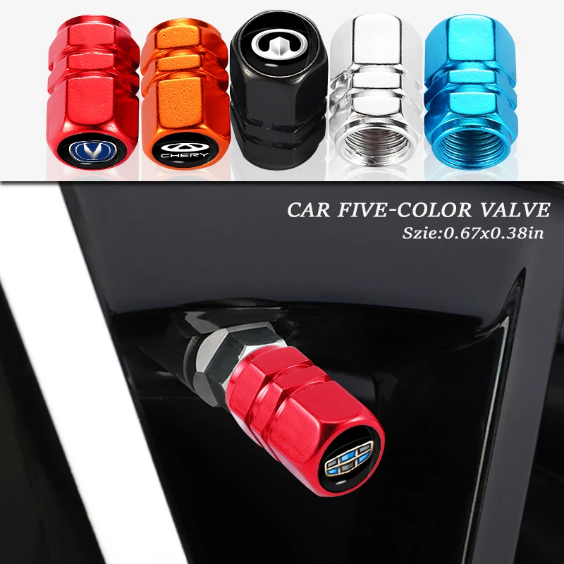 4pcs Car Tire Valve Stems Cap Aluminum Alloy for Infiniti FX Q30 Q50