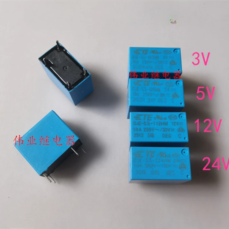 

（Brand-new）1pcs/lot 100% original genuine relay:OJE-SS-103HM 105HM 112HM 124HM 5V 12V 24V 4pins 10A