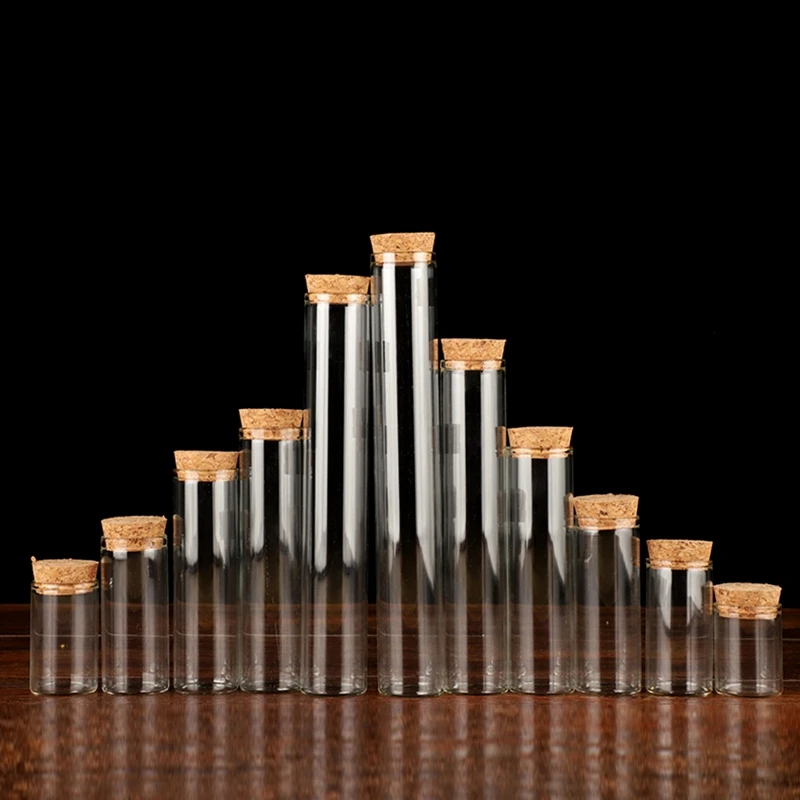 

Стеклянные пробирки с пробками для хранения соли для ванн, научных вечеринок 28ED