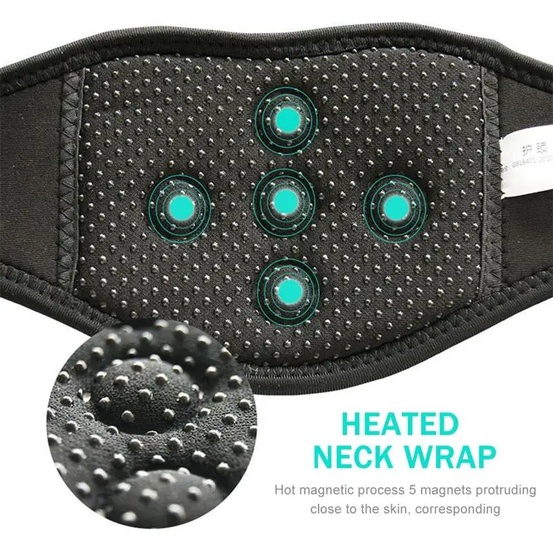 Neck Protector Massaging Heating Pad Neck Heated Wrap Neck Strap Soft Cervical Collar Magnet Neck Collar Cervical Sp