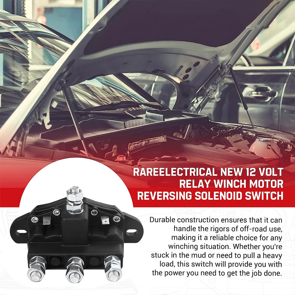 12V Winch Control Relay Winch Solenoid Contactor Contactor Switch Motor Reversing Solenoid Switch for 214-1231-A11 214-1231-A6