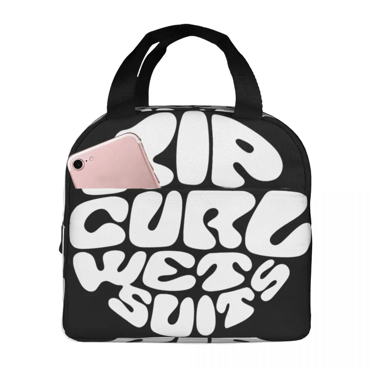 Rip Curl Wetty Land Lunch Bag Unisex Portable Cooler Insulated Lunch Box Food Bento Box