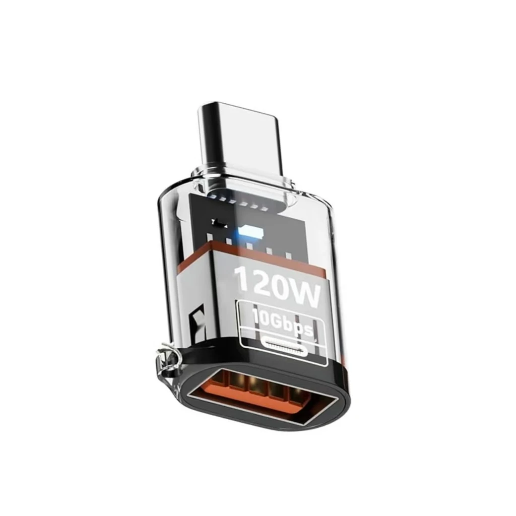 120와트 USB 3.2/Gen2 양면 10GB 데이터 전송 컴퓨터-모바일기기 변환기(OTG 기능 지원)
