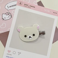 Kawaii Bear Head Hair Clips - Cute Anime - Inspired Hair Accessories (1PCS)