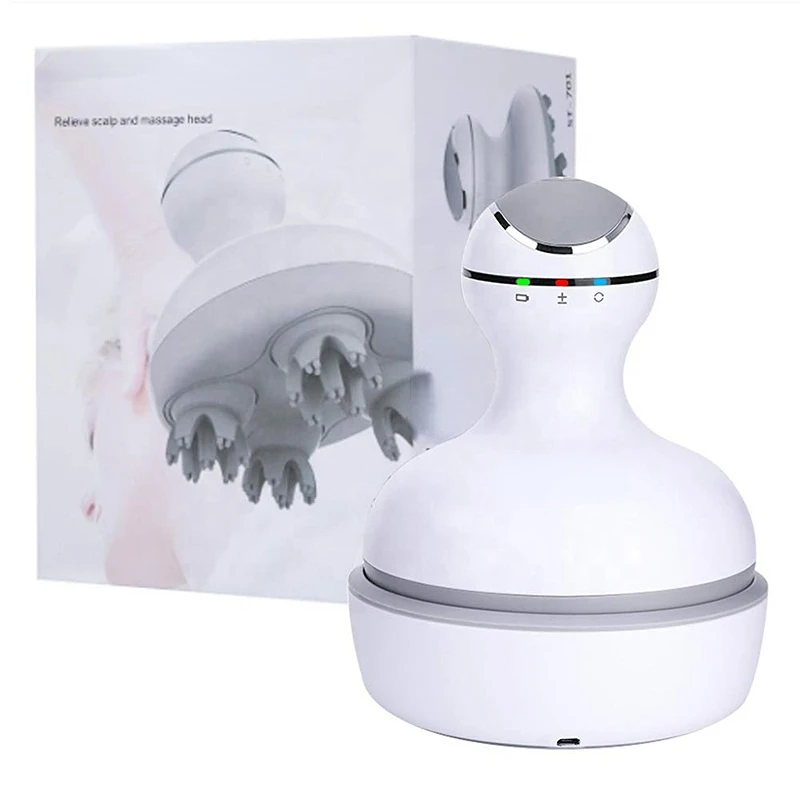 

Kneading Hand Held Portable Electric Head Scalp Massager