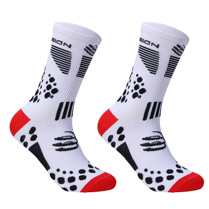 Cycling Compression Socks Professional Brand Sport Socks Protect Feet Breathable Wicking