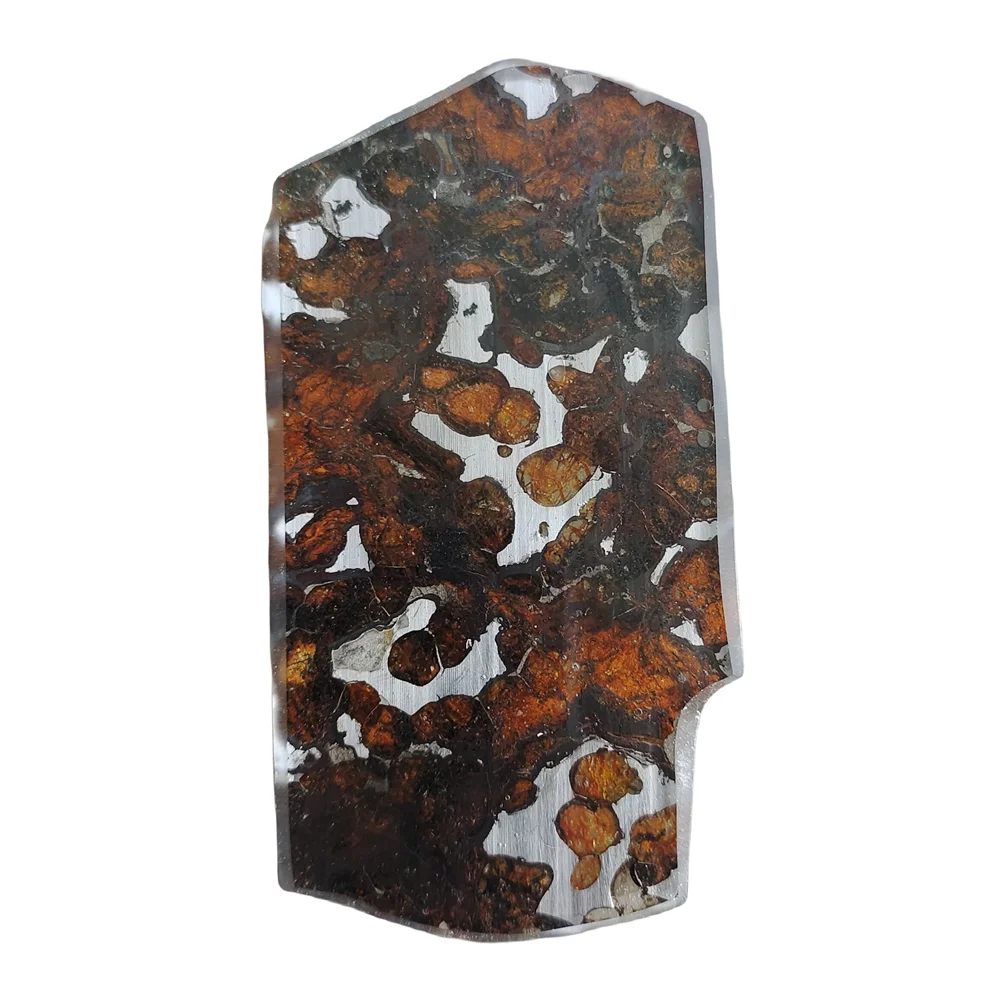 

27.1g SERICHO meteorite Natural olivine meteorite Slice Collection of olivine meteorite specimen Slices - from Kenya - TA369