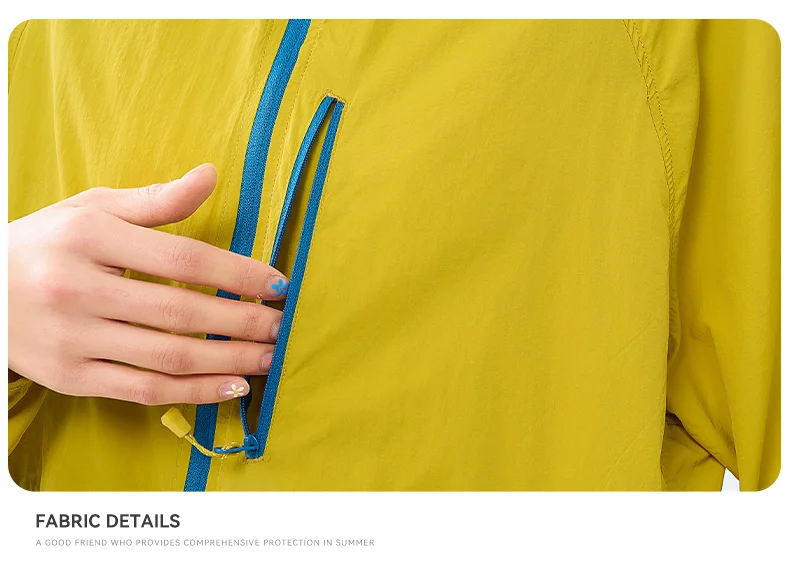Lightweight Hooded Hiking Windbreaker Jacket for Trail Wear